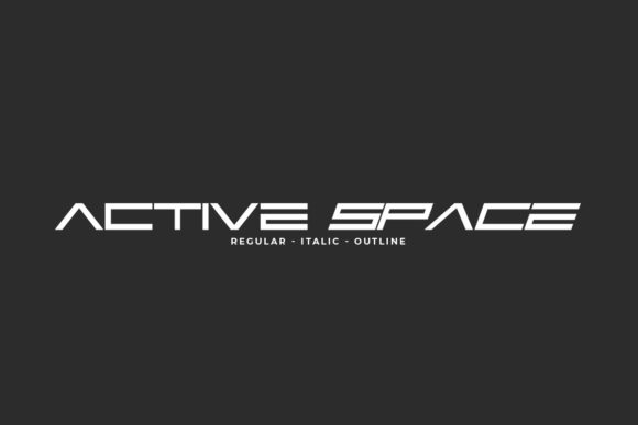Active Space: A Modern Display Font for Campaign Creativity