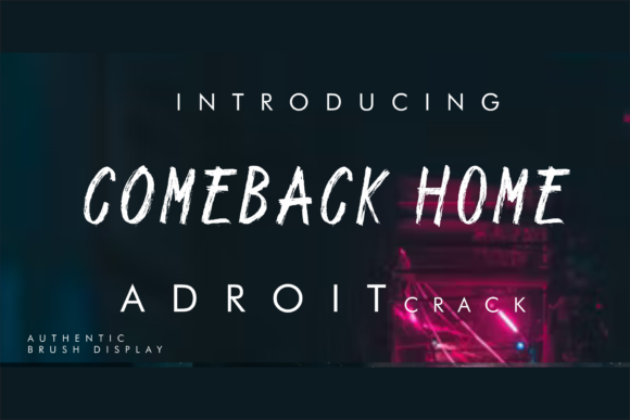 Adroit Crack: A Font That Adds Personality to Your Brand