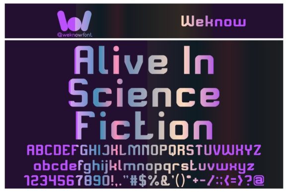 Alive in Science Fiction: A Font for the Future of Editorial Design