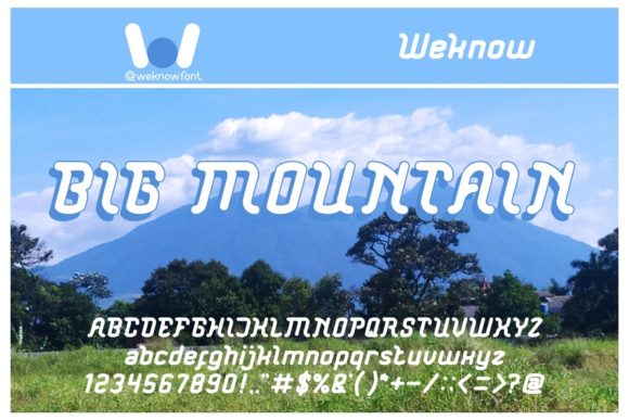 Big Mountain: The Font That Boosted My Bakery’s Brand