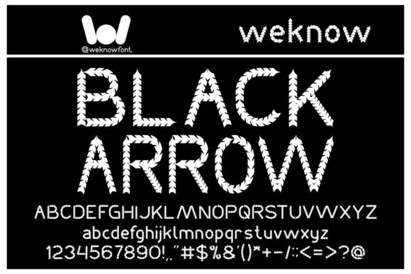 Black Arrow: A Font for Bold Editorial Statements