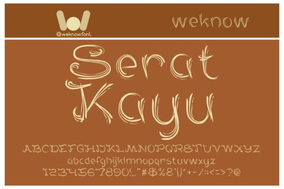 Font Choice That Speaks Volumes: Serat Kayu in Action