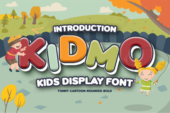 Kidmo: A Playful Display Font for Dynamic Digital Campaigns