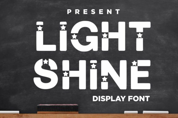 Light Shine: A Bold Display Font for Campaign Creativity