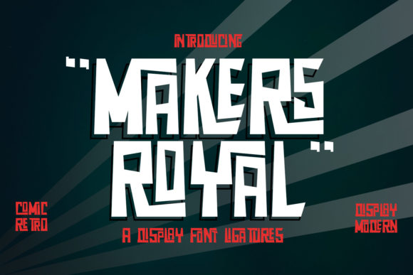 Makers Royal: A Display Font for Bold Web Design
