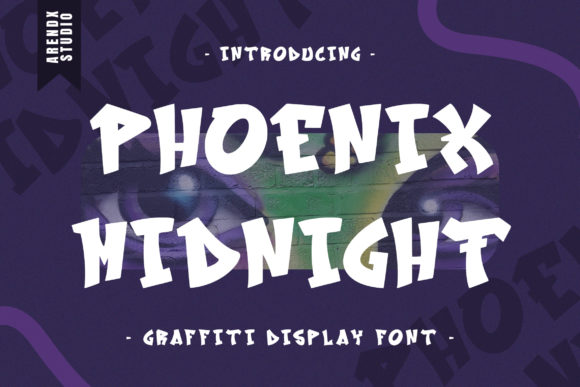 Phoenix Midnight: The Font That Speaks in Graffiti