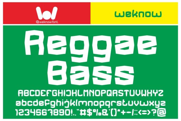 Reggae Bass: The Font That Speaks Volume in Digital Design