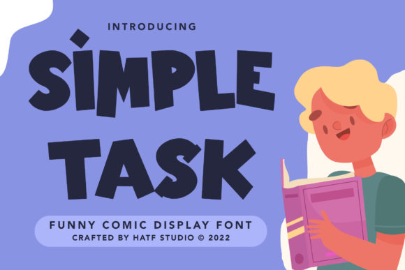 Simple Task: A Display Font for Editorial Design