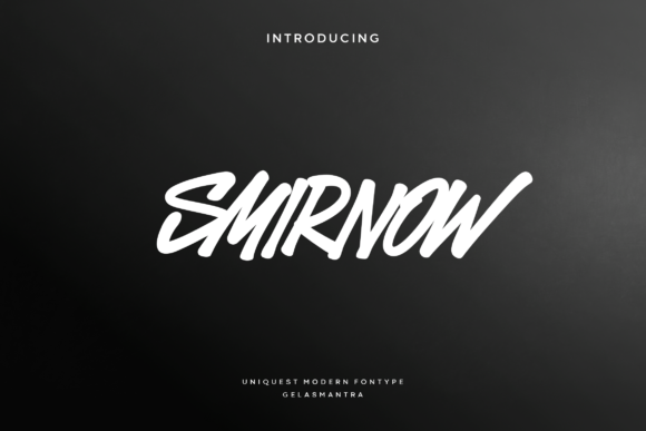Smirnow: A Bold Display Font for Digital Creativity
