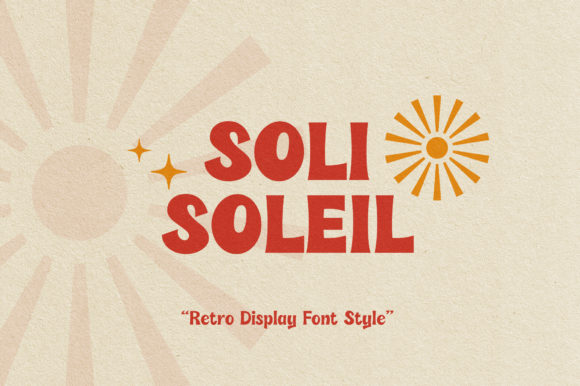 Soli Soleil: A Playful Display Font for Editorial Design