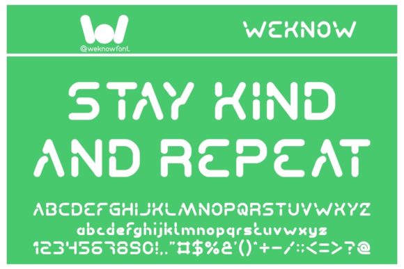 Stay Kind and Repeat: A Font for Thoughtful Editorial Design