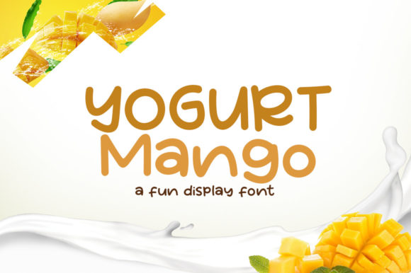 Yogurt Mango: A Playful Display Font for Web Design